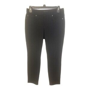 Eileen Fisher Tencel Black Corduroy Pull on Pants Size PS